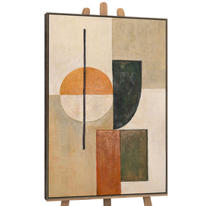 Leinwandbild modern geometrische Komposition