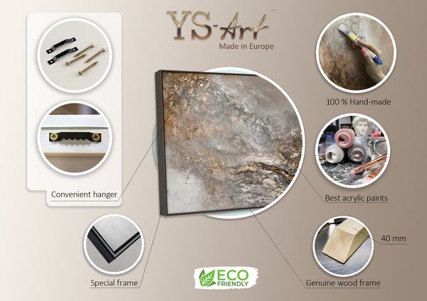 Abstract Gemälde im Rahmen "Universum"