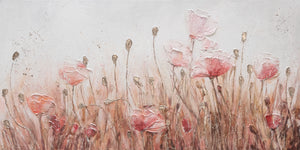 Flower canvas wall art "April"