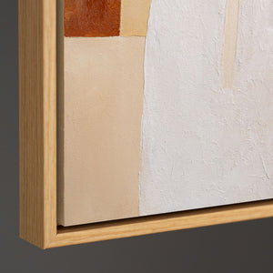 Reliefbild Acrylmalerei sanfte Linienstruktur