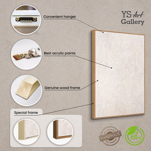 Handgemalte Struktur auf Leinwand