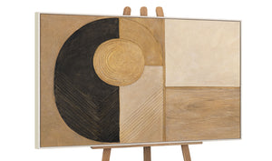 Handgemaltes Leinwandbild geometrisch modern