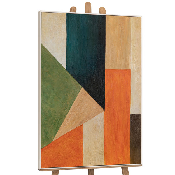 Handgemaltes Leinwandbild geometrische Formen