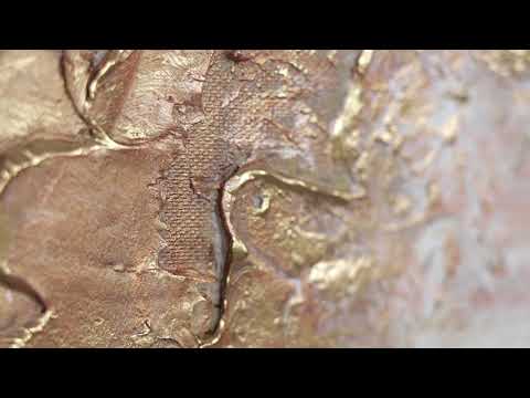 Modern art painting with frame "Beauty" 60x20 inch