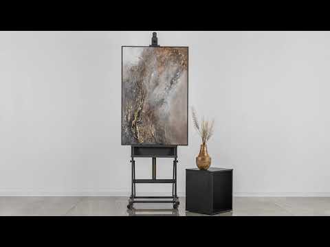 Abstract Gemälde im Rahmen "Universum"