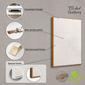 Strukturkunst handgemalt moderne Wandgestaltung