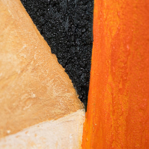 Strukturkunst Nahaufnahme kräftige Farben