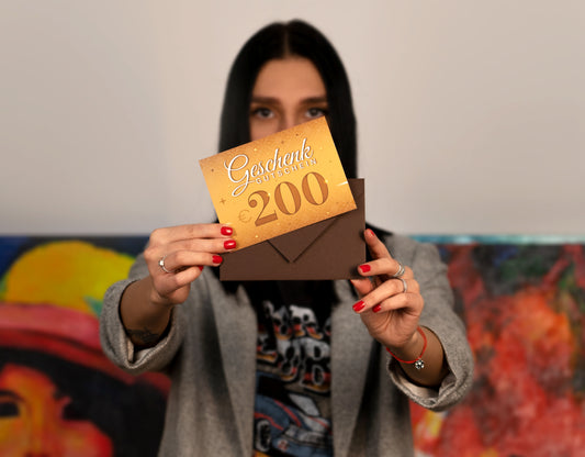 Wir haben Geschenkkarten in verschiedenen Beträgen erstellt!