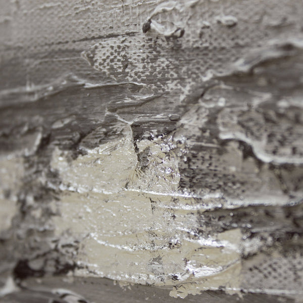 Nahaufnahme der Acrylstruktur und Pinselstriche