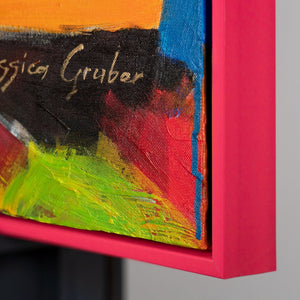 abstrakte bilder leinwand mit Rose Rahmen