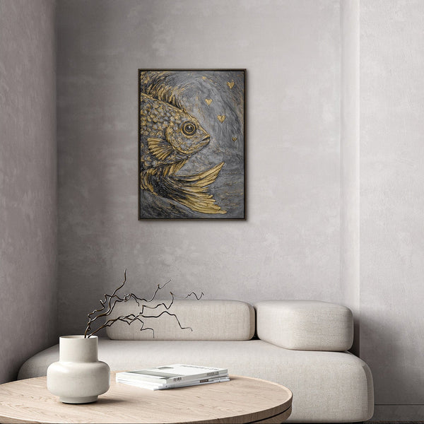 Zeitgenössische Wandkunst im Interieur – Original Gemälde kaufen bei YS-Art 