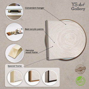 Detail des Leinwandbildes mit Künstlersignatur