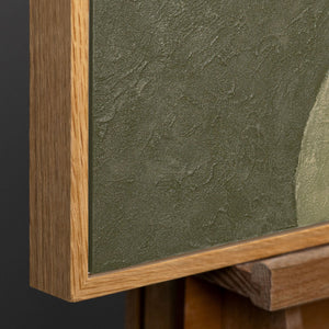 Natürlicher Holzrahmen in Nahaufnahme