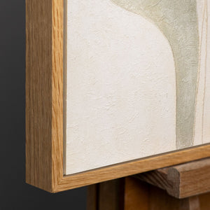 Elegantes Kunstwerk in warmen Naturfarben