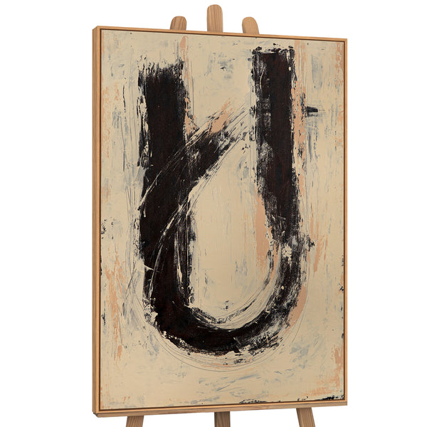 Feine Struktur und Materialität eines abstrakten Kunstwerks