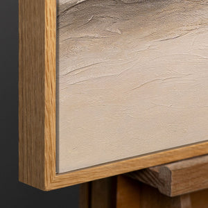 Natürlicher Holzrahmen in Nahaufnahme