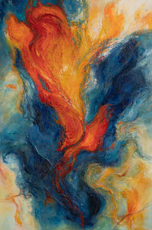 Handgemaltes Acrylbild auf Leinwand