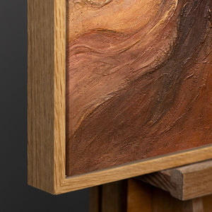 Rahmen aus natürlichem Holz – Detail