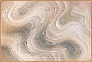 Modernes abstraktes Wandbild mit Struktur und zeitloser Ästhetik