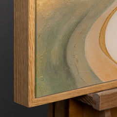Rahmen aus natürlichem Holz – Detail