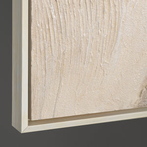 Acrylmalerei mit Rahmen „Spuren der Zeit“ – Gemälde als Wanddeko für Wohnzimmer