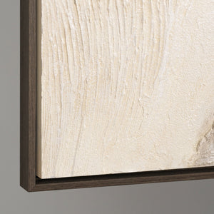 Acrylmalerei mit Rahmen „Spuren der Zeit“ – Gemälde als Wanddeko für Wohnzimmer