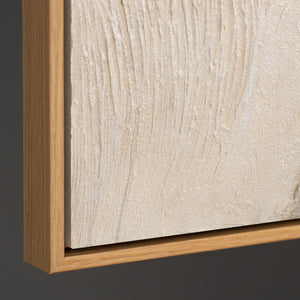 Acrylmalerei mit Rahmen „Spuren der Zeit“ – Gemälde als Wanddeko für Wohnzimmer