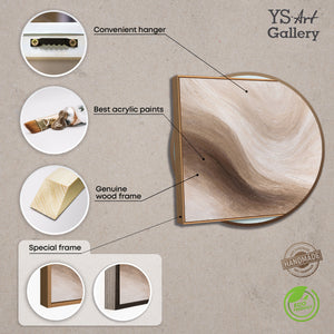 Modernes abstraktes Wandbild mit Struktur und zeitloser Ästhetik