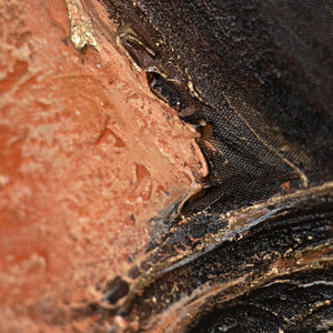 Abstraktes Acryl Gemälde „Element in Bewegung“ – Moderne Kunst auf Leinwand