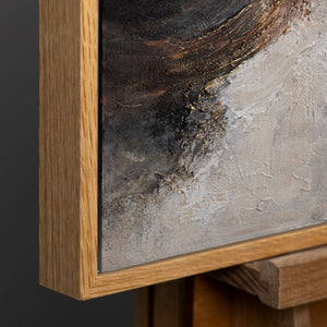 Rahmen aus natürlichem Holz – Detail