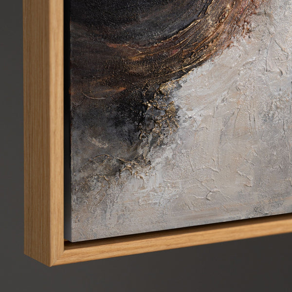 Abstraktes Acryl Gemälde „Element in Bewegung“ – Moderne Kunst auf Leinwand