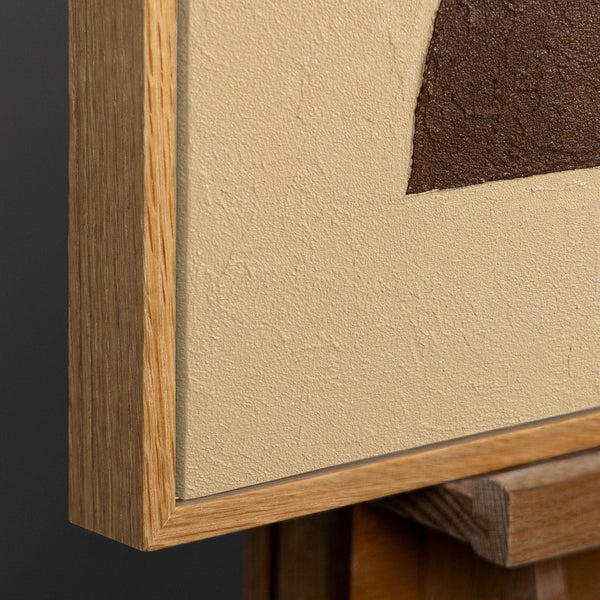 Rahmen aus natürlichem Holz – Detail