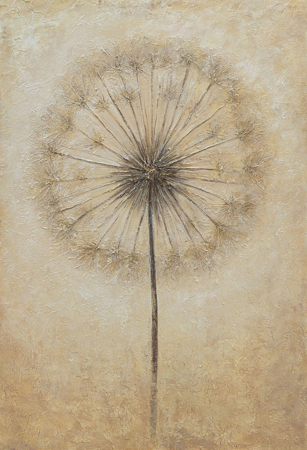 Handgemalte Acrylmalerei „Atem des Sommers“ – Moderne Abstrakte Kunst mit Rahmen