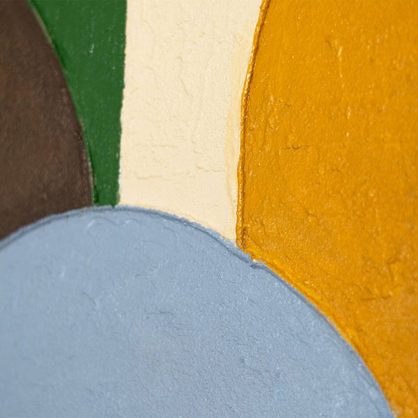 Handgemaltes Acrylbild „Sphäre der Balance“ – Geometrische Kunst für Wohnzimmer