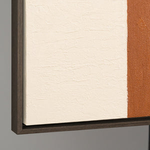 Abstraktes Wandbild in modernem Stil mit feiner Struktur und ruhiger Farbpalette