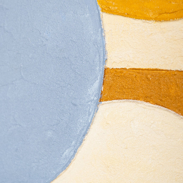 Abstrakte Texturmalerei mit sanften Übergängen und Tiefe