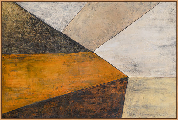 Moderne Bilder fürs Wohnzimmer im Rahmen „Begegnung der Ebenen“