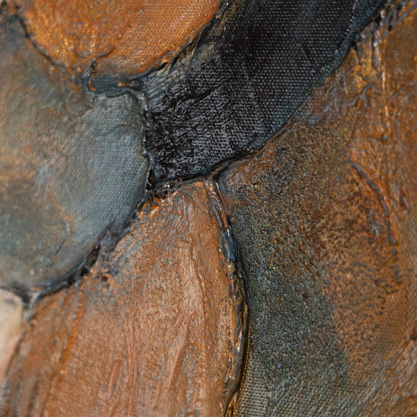 Handgemaltes Leinwandbild „Palette des Abends“ – Moderne Kunst fürs Wohnzimmer