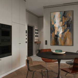 Handgemaltes Leinwandbild „Palette des Abends“ – Moderne Kunst fürs Wohnzimmer