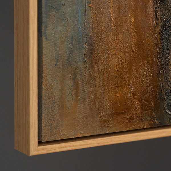 Handgemaltes Leinwandbild „Palette des Abends“ – Moderne Kunst fürs Wohnzimmer