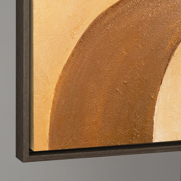 Detailaufnahme der Textur eines modernen abstrakten Wandbildes