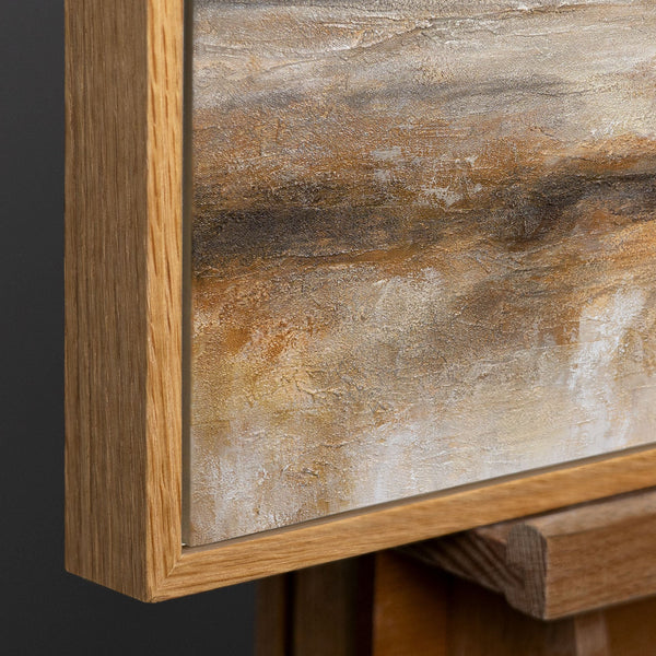 Rahmen aus natürlichem Holz – Detail