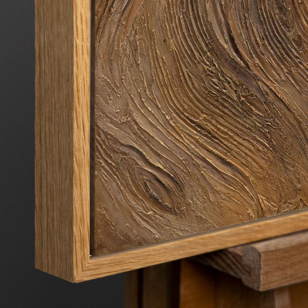 Rahmen aus natürlichem Holz – Detail