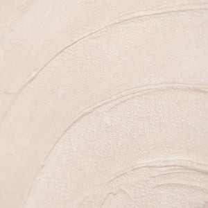 Arztpraxis Bilder Rundes Wandbild minimalistisch Beige