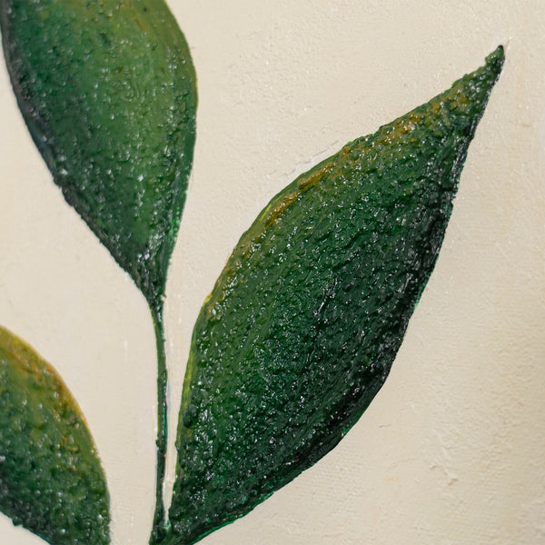 Handgemaltes Acrylbild „Fruchtbare Balance“ – Abstrakte Wandkunst mit Struktur