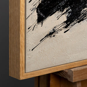 Rahmen aus natürlichem Holz – Detail