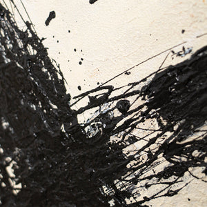 Modernes abstraktes Wandbild mit Struktur und zeitloser Ästhetik