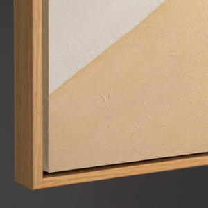 Modernes abstraktes Gemälde gerahmt für zeitgemäße Wohnkonzepte