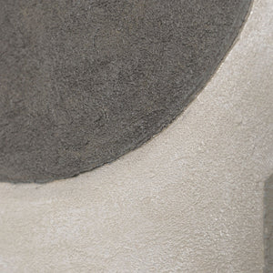 Zeitgenössische abstrakte Wandkunst mit Struktur, minimalistisches Design