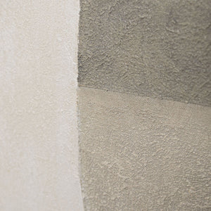 Moderne Acrylmalerei im Rahmen geometrisches Leinwandbild „Stille der Geometrie“